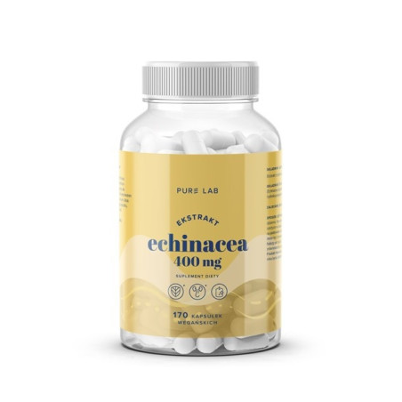 PURE LAB Ekstrakt z echinacea 400 mg (170 kaps.)