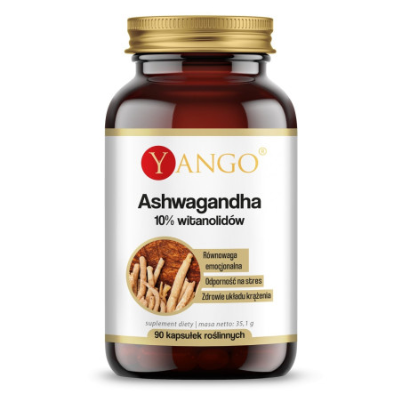 YANGO Ashwagandha 10% witanolidów (90 kaps.)