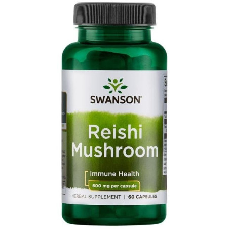 SWANSON Reishi 600 mg (60 kaps.)