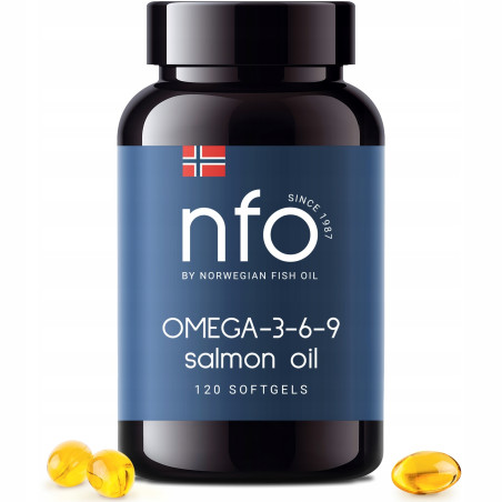 NFO Omega-3-6-9 Salmon Oil (120 kaps.)