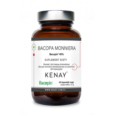 KENAY Bacopa Monniera Bacopin 40% (60 kaps.)