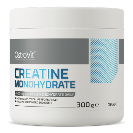 OSTROVIT Monohydrat Kreatyny - smak pomarańczowy (300 g)