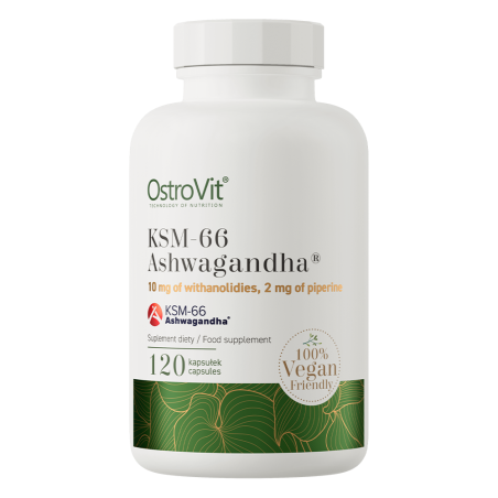 OSTROVIT KSM-66 Ashwagandha VEGE (120 kaps.)