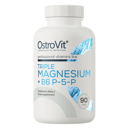 OSTROVIT Triple Magnesium + B6 P-5-P (90 kaps.)