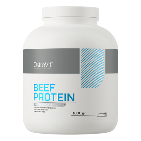 OSTROVIT Beef Protein - smak truskawkowy (1800 g)