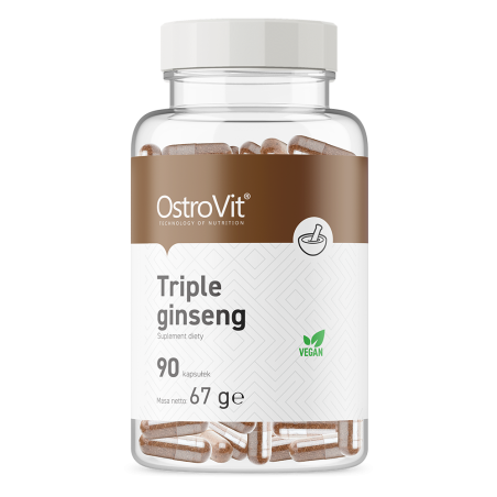 OSTROVIT Triple Ginseng VEGE (90 kaps.)