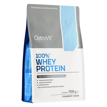 OSTROVIT 100% Whey Protein - smak kremowej truskawki (700 g)