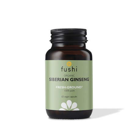 FUSHI Organic Siberian Ginseng - Organiczny żeń-szeń syberyjski (60 kaps.)