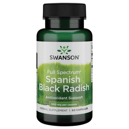 SWANSON Full Spectrum Spanish Black Radish 500 mg (60 kaps.)