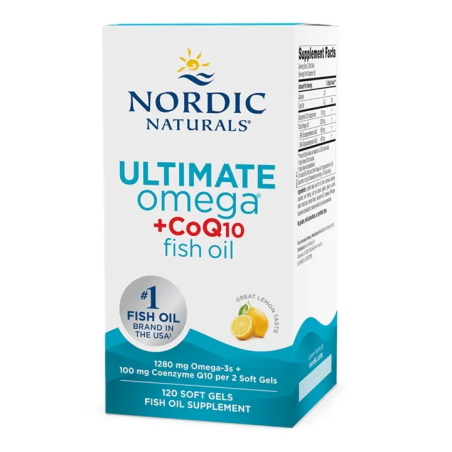 NORDIC NATURALS Ultimate Omega + CoQ10 (120 kaps.)