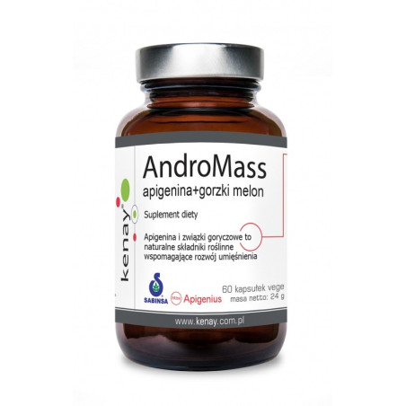 KENAY AndroMass - Apigenina + Gorzki melon (60 kaps.)