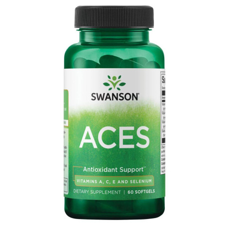 SWANSON ACES - Witaminy A, C, E i Selen (30 kaps.)