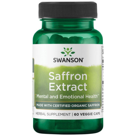 SWANSON Saffron Extract - Szafran 30 mg (60 kaps.)