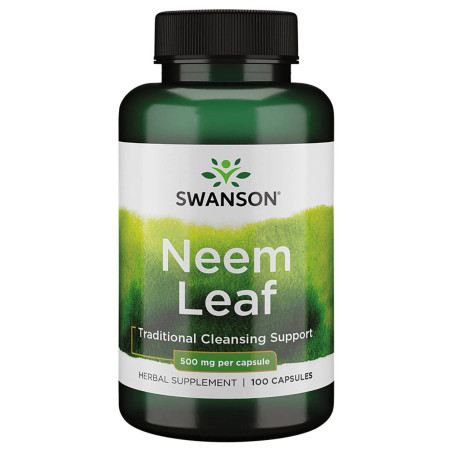 SWANSON Neem Leaf 500 mg - Miodla Indyjska (100 kaps.)