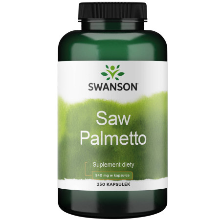 SWANSON Saw Palmetto 540 mg - Palma Sabałowa (250 kaps.)