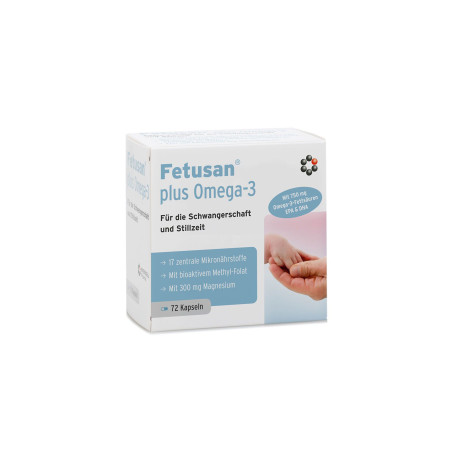 INTERCELL PHARMA Fetusan plus Omega-3 (72 kaps.)