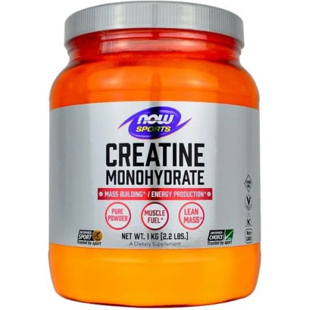 NOW FOODS Creatine Monohydrate - Kreatyna Monohydrat w proszku (1 kg)