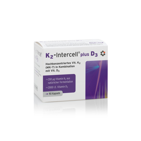 INTERCELL PHARMA K2 - Intercell plus D3 (90 kaps.)