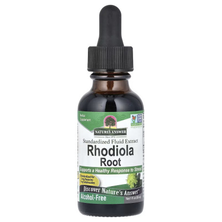 NATURE'S ANSWER Rhodiola Root - Korzeń różeńca górskiego (30 ml)