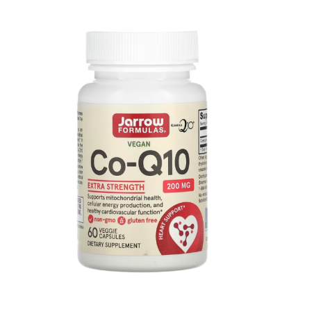 JARROW FORMULAS Co-Q10 200 mg - Koenzym Q10 200 mg (60 kaps.)