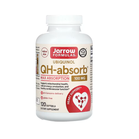 JARROW FORMULAS Ubiquinol QH-absorb 100 mg (120 kaps.)