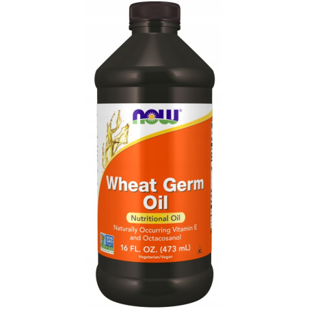 NOW FOODS Wheat Germ Oil - Olej z kiełków pszenicy (473 ml)