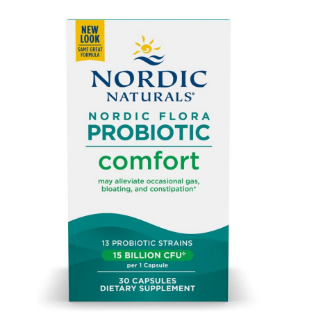NORDIC NATURALS Nordic Flora Probiotic Comfort (30 kaps.)