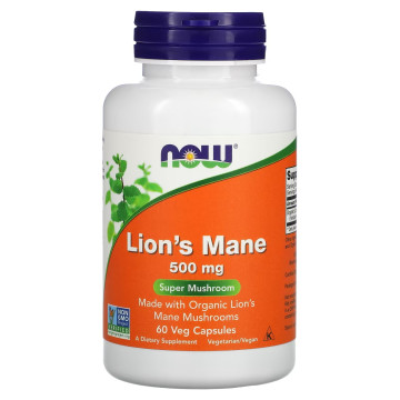 NOW FOODS Lion's Mane -...