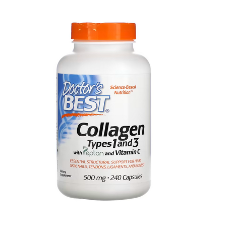 DOCTOR'S BEST Collagen Types I and III (240 kaps.)