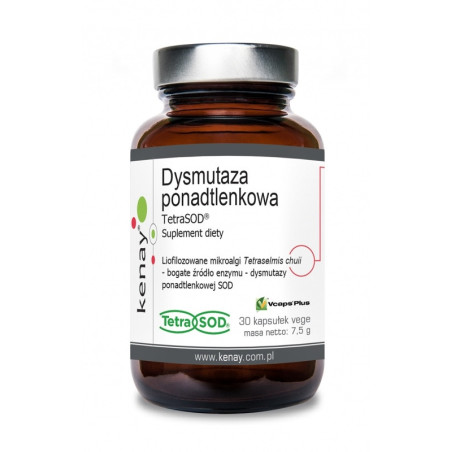 KENAY SOD 750 IU - Dysmutaza ponadtlenkowa TetraSOD (30 kaps.)