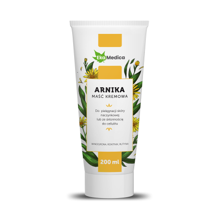 EKAMEDICA Maść Arnika + Winogrona + Rokitnik + Rutyna (200 ml)