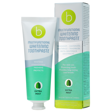 BECONFIDENT Wielofunkcyjna wybielająca pasta do zębów o mocnym smaku mięty (75 ml)