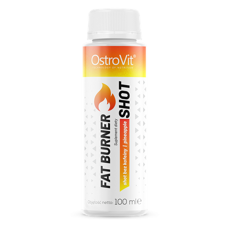 OSTROVIT Fat Burner Shot bez kofeiny, smak ananasowy (100 ml)