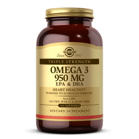 SOLGAR Omega 3 - 950 mg EPA & DHA (100 kaps.)