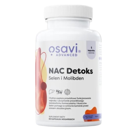 OSAVI NAC Detoks, Selen i Molibden (60 kaps.)
