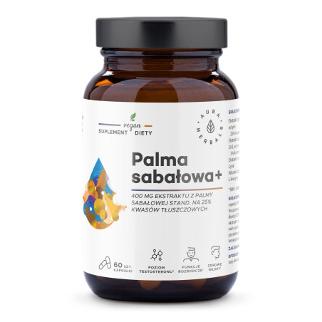 AURA HERBALS Palma sabałowa 400 mg (60 kaps)