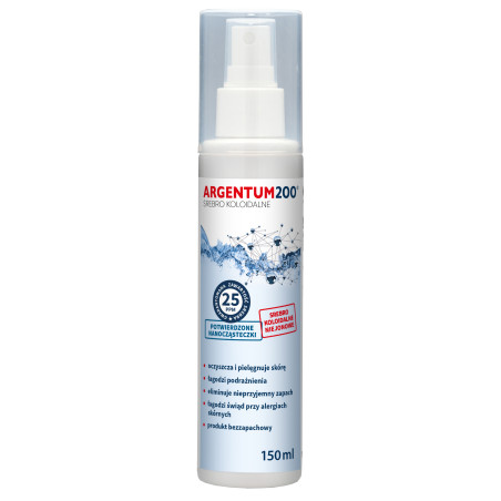 AURA HERBALS Argentum200 (25 ppm) Srebro Koloidalne, Aerozol (150 ml)