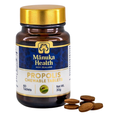 MANUKA HEALTH Propolis w tabletkach do żucia (60 tabl.)