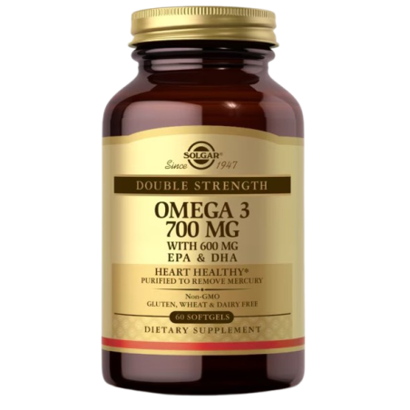 SOLGAR Double Strength Omega-3 (60 kaps.)