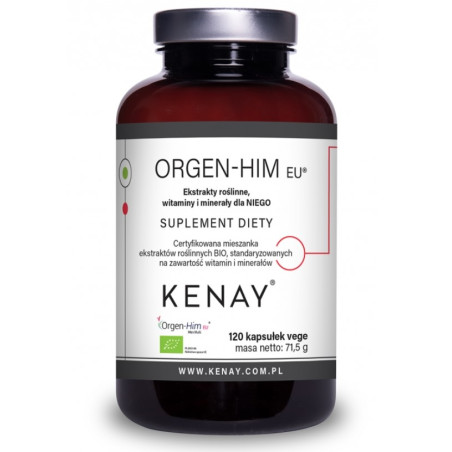 KENAY Orgen-Him Ekstrakty roślinne, witaminy i minerały dla NIEGO (120 kaps.)