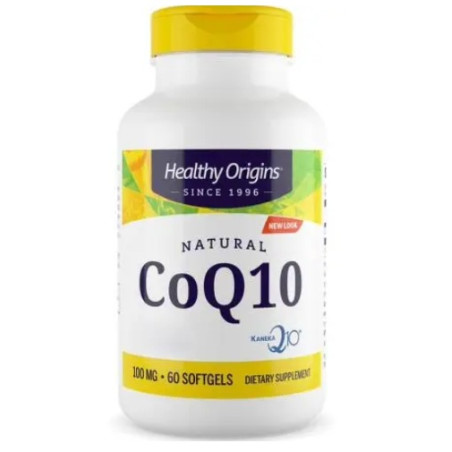 HEALTHY ORIGINS Natural CoQ10 - Koenzym Q10 100 mg (60 kaps.)