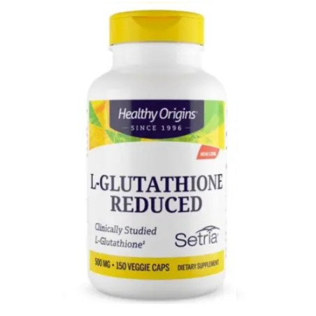 HEALTHY ORIGINS L-glutathione reduced - L-glutation zredukowany (150 kaps.)