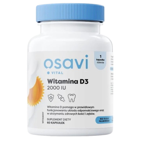OSAVI Witamina D3 2000 IU (60 kaps.)