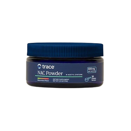 TRACE MINERALS NAC Powder - N-Acetyl L-Cysteine - 600 mg, Watermelon flavor (75 g)