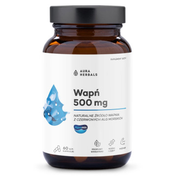 AURA HERBALS Wapń 500 mg,...