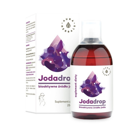 AURA HERBALS Jodadrop - bioaktyne źródło jodu - płyn (250 ml)
