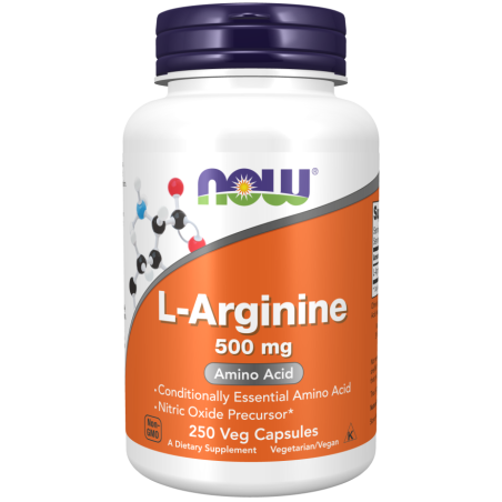 NOW FOODS L-Arginine 500 mg (250 kaps.)