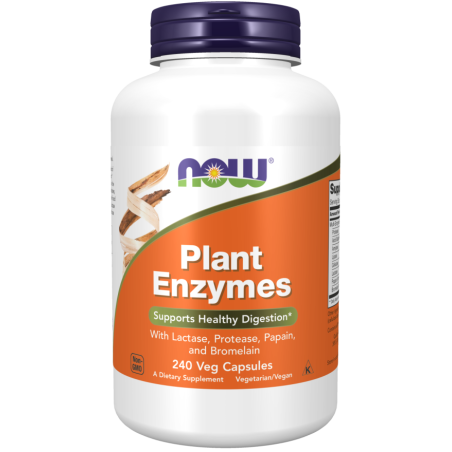 NOW FOODS Plant Enzymes - Enzymy roślinne (240 kaps.)