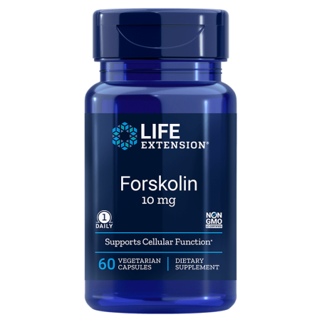 LIFE EXTENSION Forskolin - Pokrzywa indyjska (Coleus Forskohlii) ekstrakt (60 kaps.)