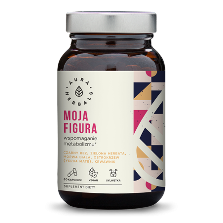 AURA HERBALS Moja Figura - Wspomaganie Metabolizmu (60 kaps.)